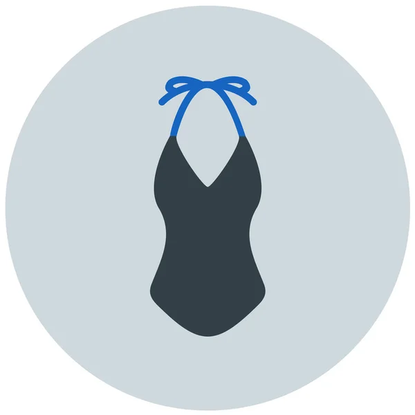 Badeanzug Web Symbol Einfache Illustration — Stockvektor