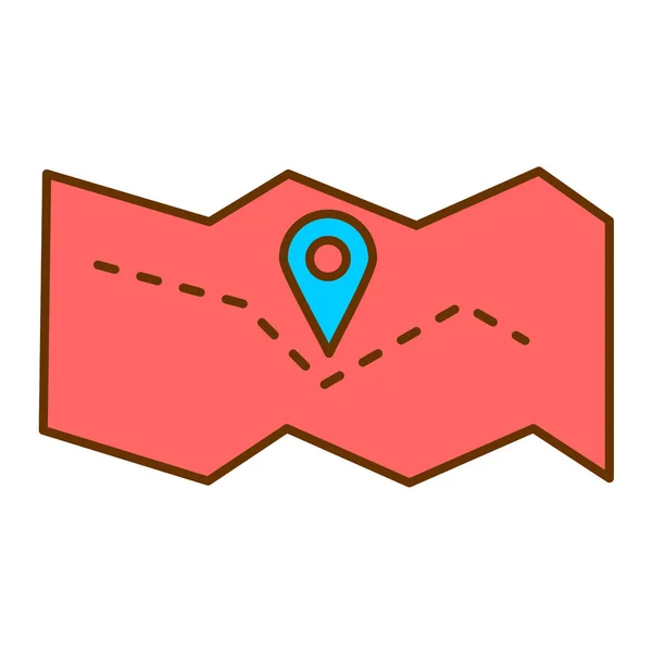 Map Pin Icon Vector Illustration — Stock Vector