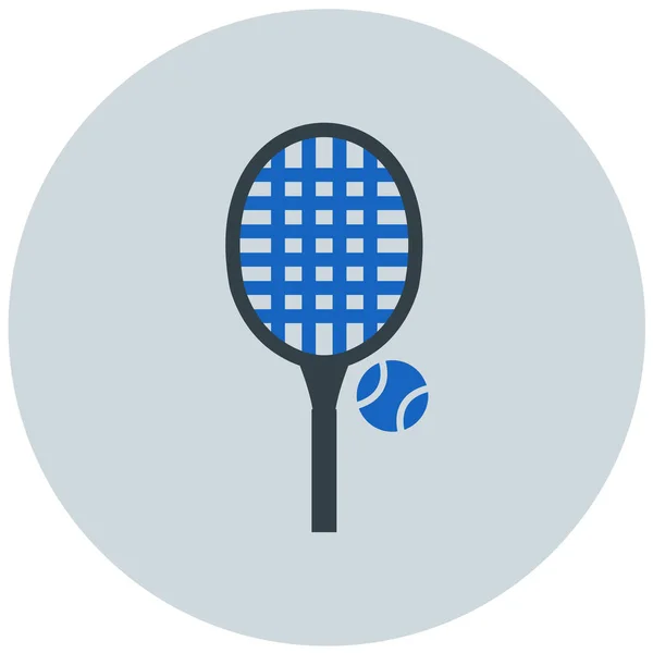 Raqueta Tenis Diseño Simple — Archivo Imágenes Vectoriales
