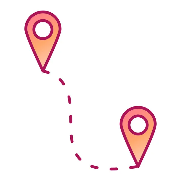 Location Marker Icon Vector Illustration — Stockvektor