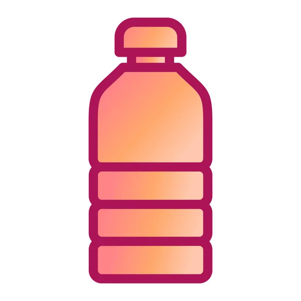 Wasserflaschen Symbol Einfache Illustration Von Mineralgetränk Vektorsymbolen Für Das Web — Stockvektor