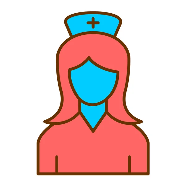 Εικόνα Διανύσματος Nurse Icon — Διανυσματικό Αρχείο