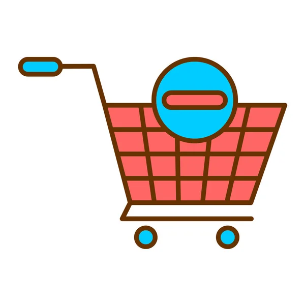 Carro Compra Con Venta Iconos Vector Ilustración Diseño — Vector de stock