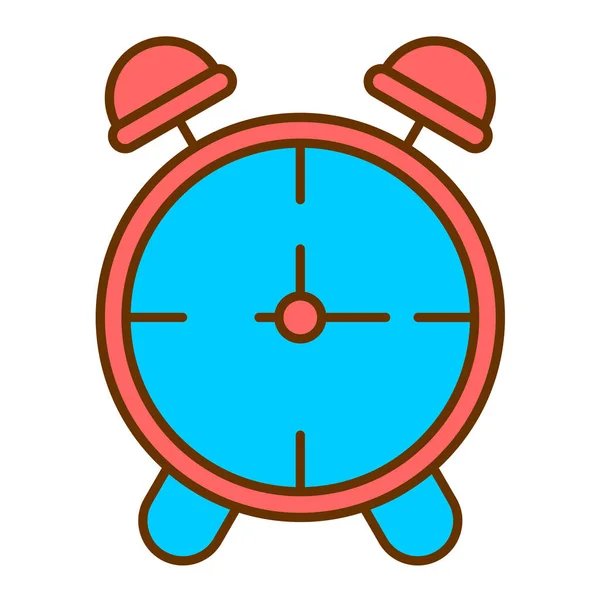 Alarm Klok Pictogram Vector Illustratie Ontwerp — Stockvector