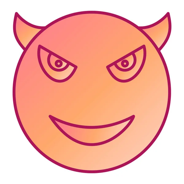 Emoticono Cara Feliz Con Expresión Sonrisa Vector Ilustración — Archivo Imágenes Vectoriales