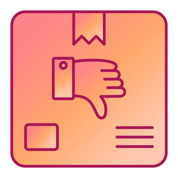 Hand Mit Einem Finger Symbol Vektorillustration — Stockvektor
