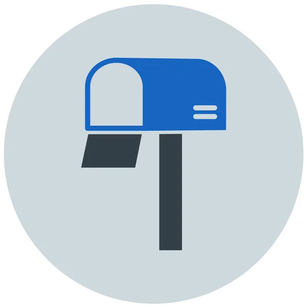 Briefkasten Web Symbol Einfache Illustration — Stockvektor