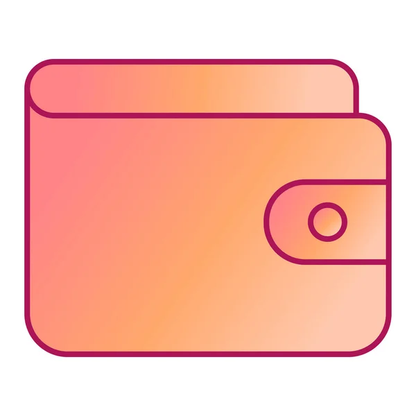 財布のアイコン ウェブ用財布ベクトルアイコンの簡単なイラスト — ストックベクタ