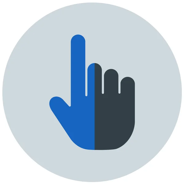 Hand Cursor Webikone — Stockvektor