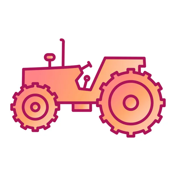 Traktor Symbol Vektor Illustration — Stockvektor