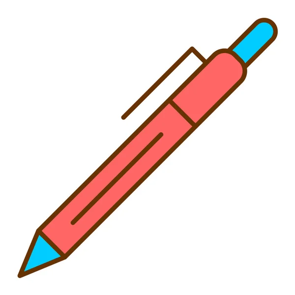 Stift Web Symbol Einfache Illustration — Stockvektor