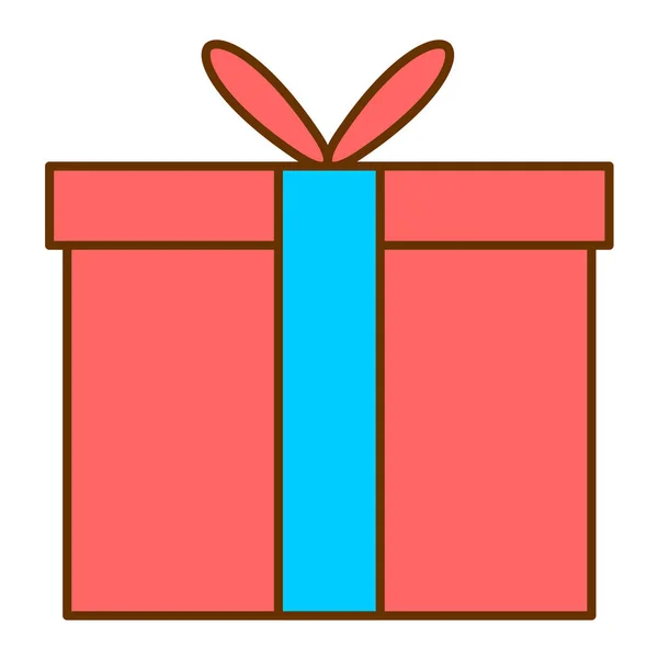 Gift Box Icon Vector Illustration Design — Stock Vector