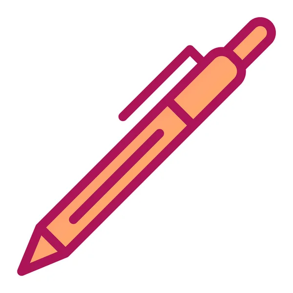 Pen Web Icon Simple Illustration — Stock Vector