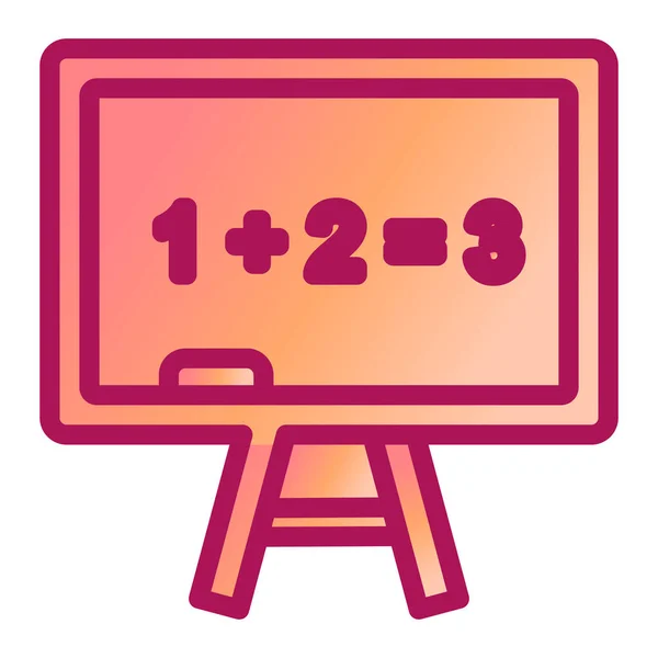 School Board Icon Vector Illustration — Stock Vector