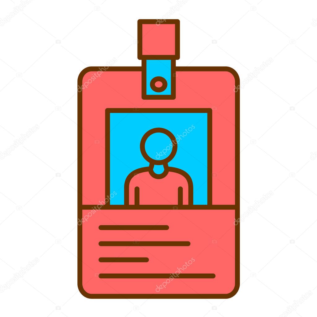 id card vector icon