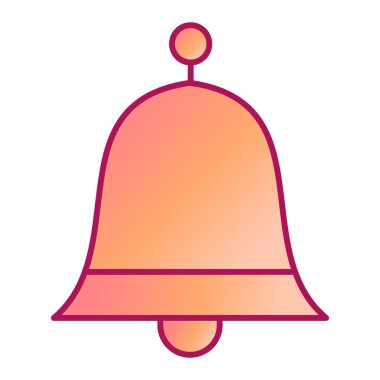 Zil. Web simgesi basit illüstrasyon