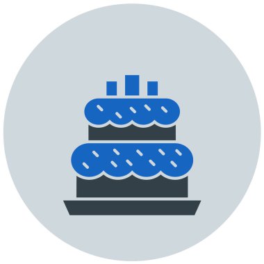 Doğum günü pastası. Basit tasarım
