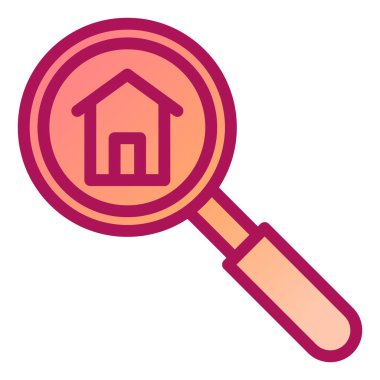 Arama simgesi vektör illüstrasyonu