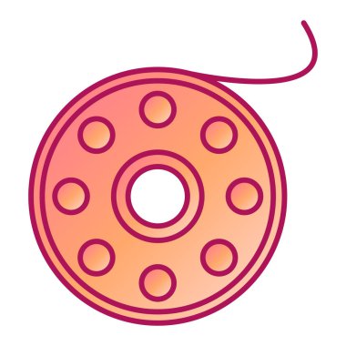 film modern ikon vektör illüstrasyonu 