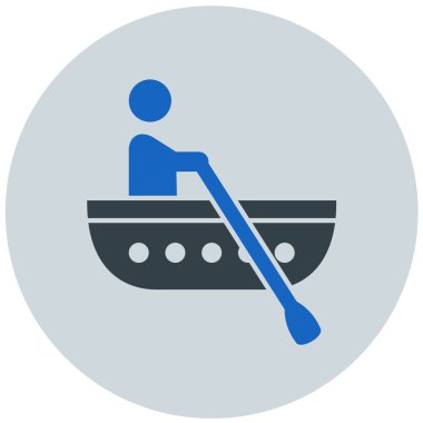 Tekne. Web simgesi basit illüstrasyon