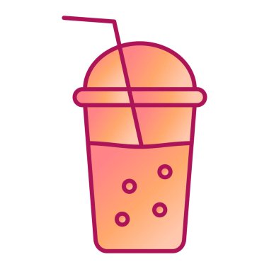 Kokteyl. Web simgesi basit tasarım