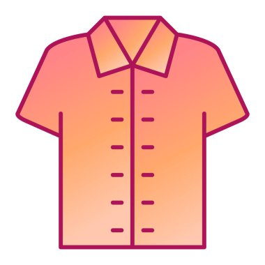 Gömlek. Web simgesi basit illüstrasyon