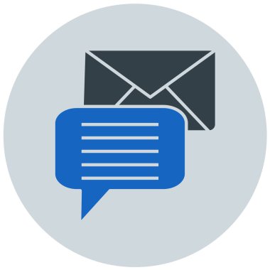 Mektup. Web simgesi basit illüstrasyon