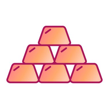 Altın modern ikon vektör illüstrasyonu