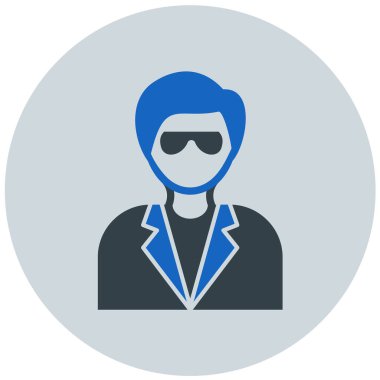 avatar. Web simgesi basit illüstrasyon