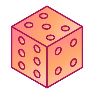 zar simgesi vektör illüstrasyonu