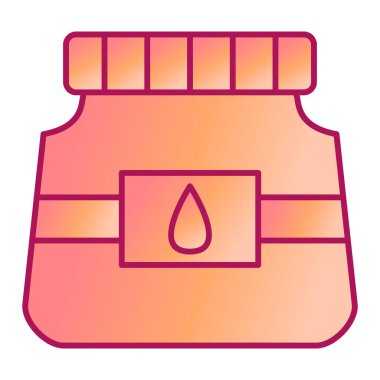 Kavanoz. Web simgesi basit illüstrasyon