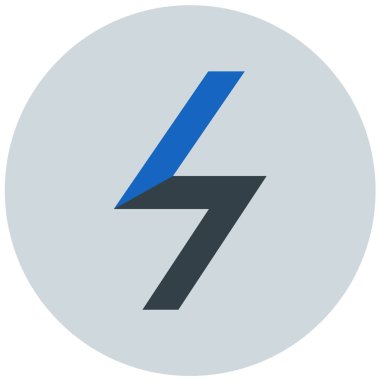 Güç. Web simgesi basit illüstrasyon