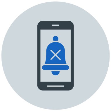 Cep telefonu. Web simgesi basit illüstrasyon