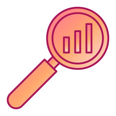 Arama ve büyüteç vektör illüstrasyon tasarımı ile büyüteç