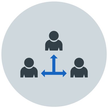 İnsan simgesinin vektör illüstrasyonu