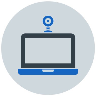 Bilgisayar. Web simgesi basit illüstrasyon