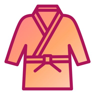 moda ceket vektör simgesi