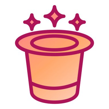 hat simgesi vektör illüstrasyon tasarımı