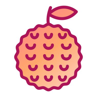 Bir meyve simgesinin vektör illüstrasyonu