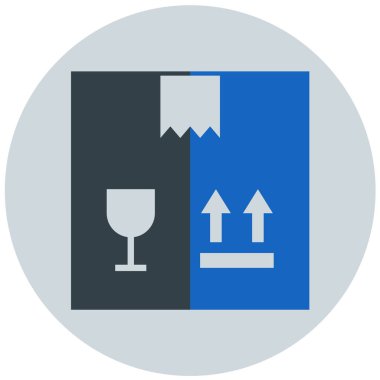 Kutu. Web simgesi basit tasarım