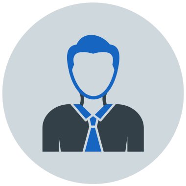 avatar modern simge vektör çizimi