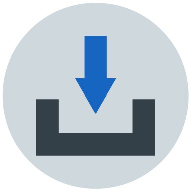 İndir. Web simgesi basit illüstrasyon