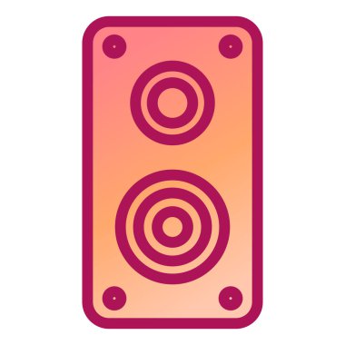 Müzik ikonu. vektör illüstrasyonu