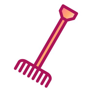 Tırmık. Web simgesi basit illüstrasyon