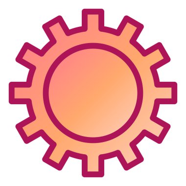 Teçhizat Web simgesi basit illüstrasyon