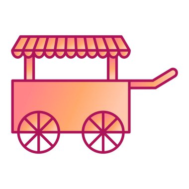 fast food mağazası kiosk ikon vektör illüstrasyon tasarımı