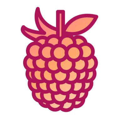 meyve ve sebze ikonu, organik gıda konsepti 