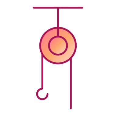 vinç simgesi vektör illüstrasyonu