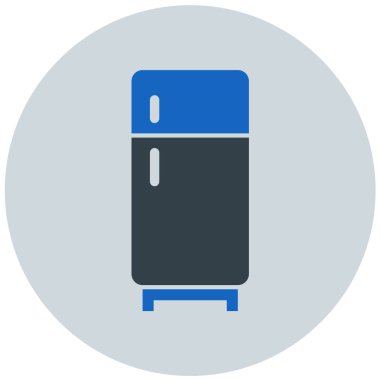 Buzdolabı modern ikon vektör illüstrasyonu 