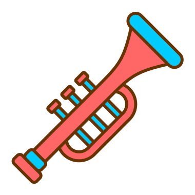 müzik enstrümanı modern ikon vektör çizimi 